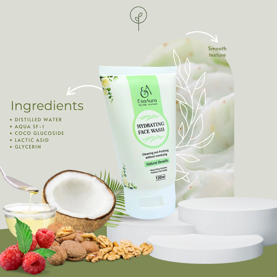 Hydrating face wash