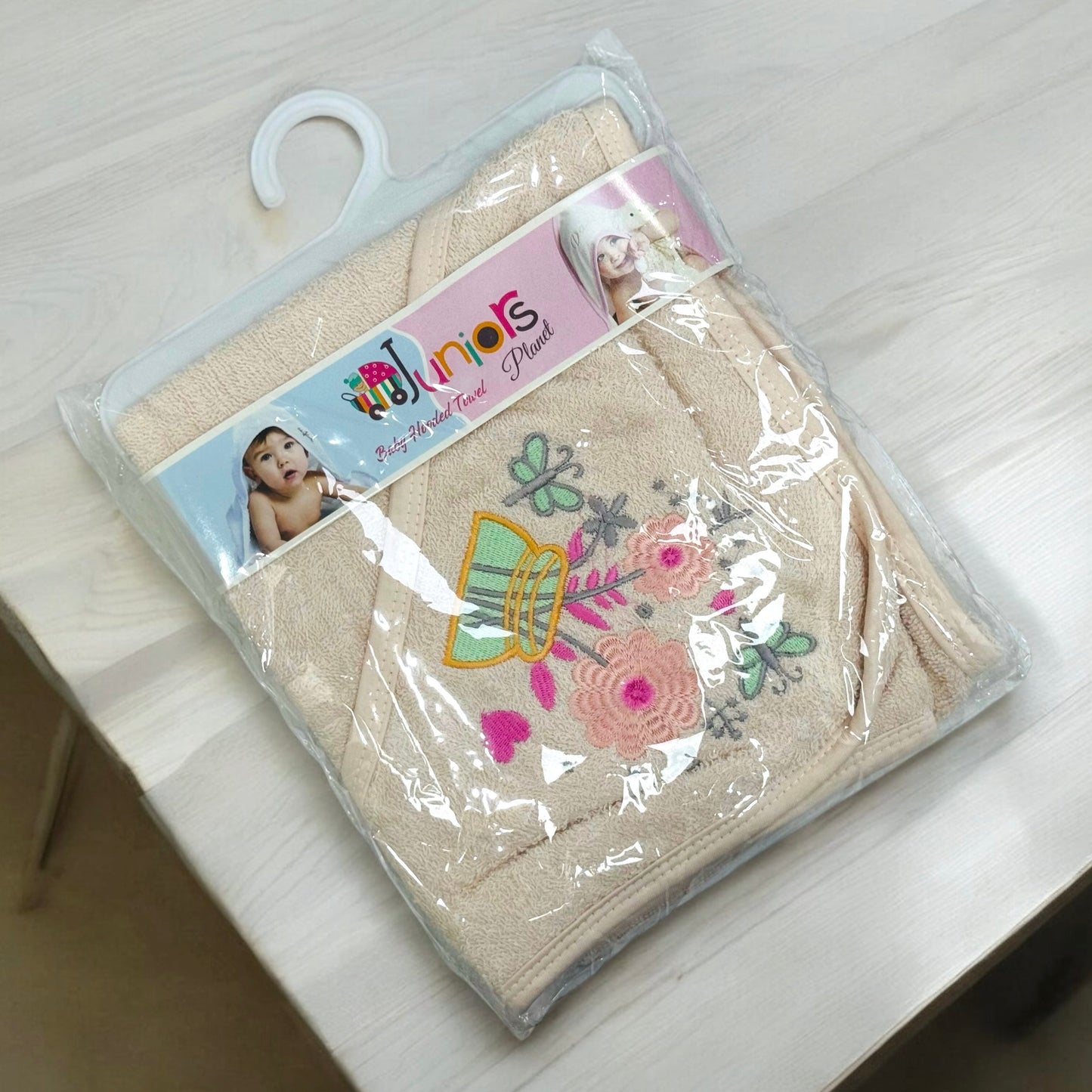 Soft & Absorbent Baby Hooded Towel | Perfect For Newborns | pack of 2