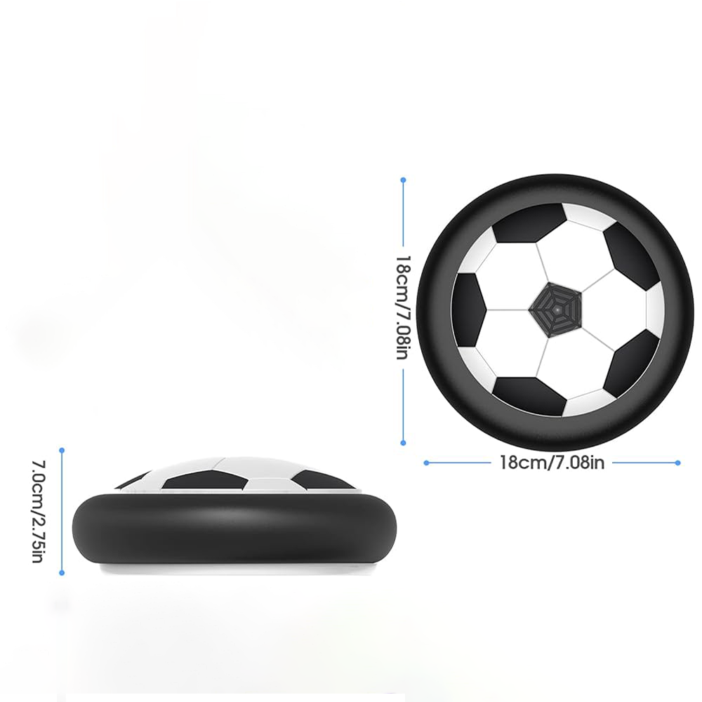 LED Light Hover Soccer Ball | Pack of 2 Balls (1 Small and 1 Big)