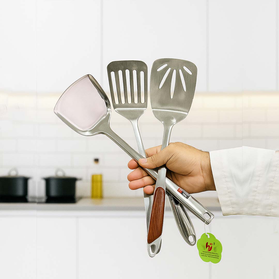 Stainless Steel Kitchenware Spatula Spoon Set | 4 pieces set