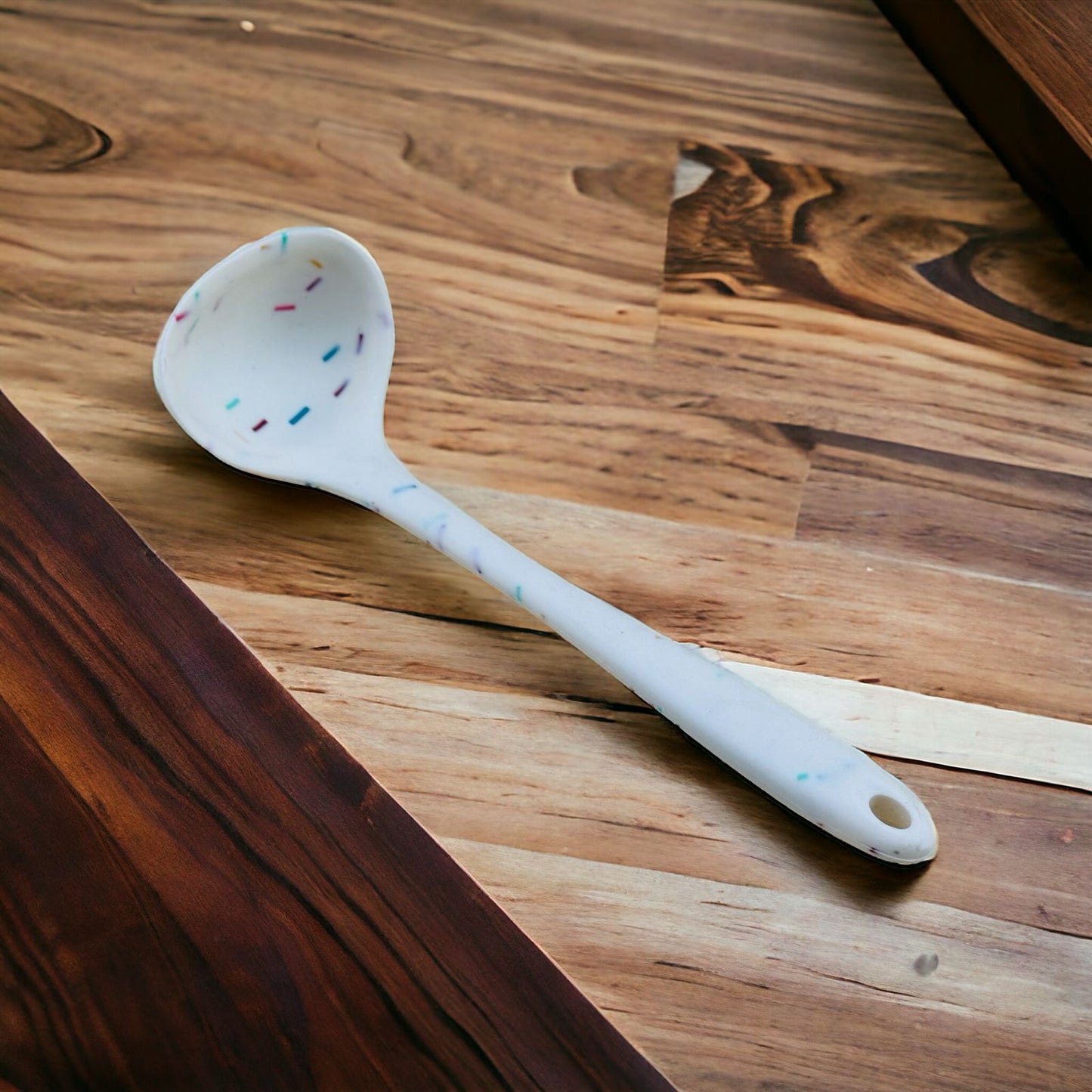 Silicone Ladle Spoon, High Heat Resistant to 480°F, Hygienic