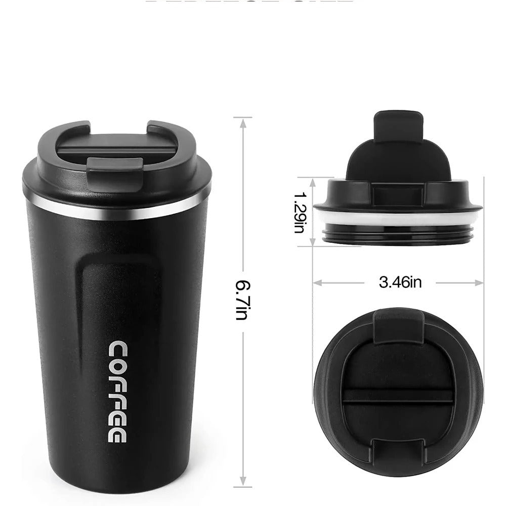 Thermos Flask Coffee Mug with Display 380ML