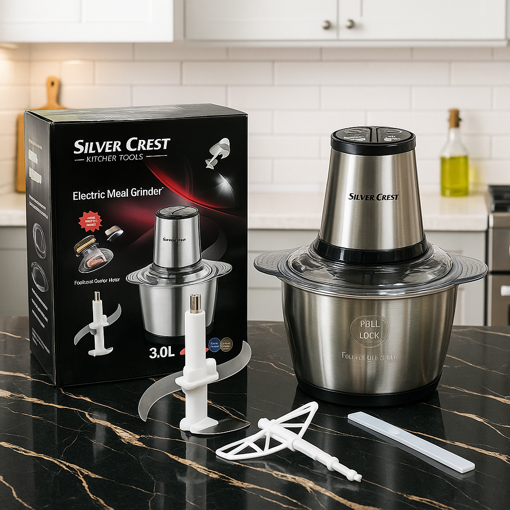Silver Crest 3L Chopper | Electric Meat Grinder 5430