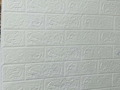 3D Wall Brick Wallpaper | Decorative Wall Sticker 6pcs Sheet