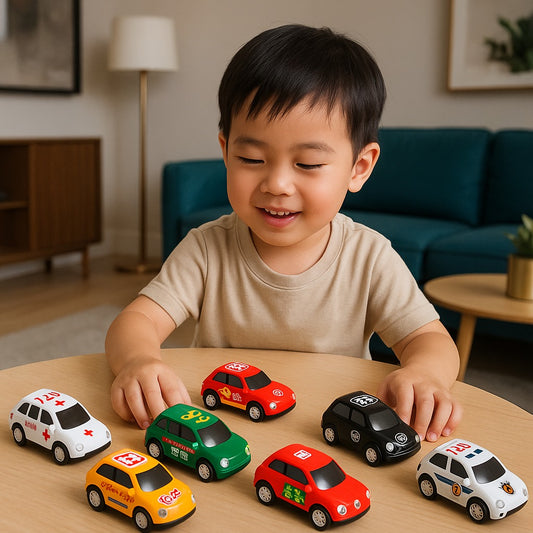 10 Pcs Pull Back Cars