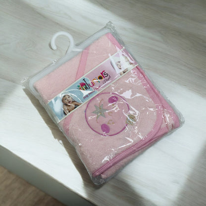 Soft & Absorbent Baby Hooded Towel | Perfect For Newborns | pack of 2