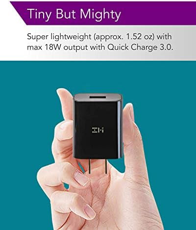 [2-Pack] ZMI zPower Turbo 18W Quick Charge 3.0 Wall Charger