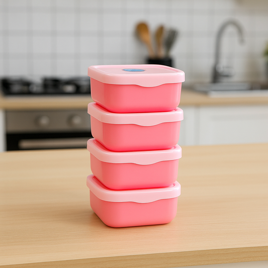 Set of 4 Mini Food Storage Containers