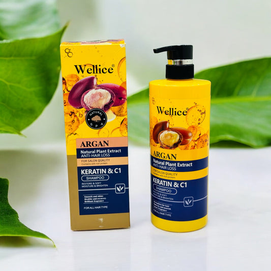 Wellice Argan Keratin and C1 Shampoo