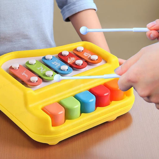 Knock Piano + Xylophone 2 Playing Methods Percussion +Musical Piano