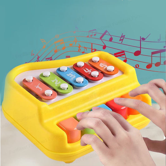 Knock Piano + Xylophone 2 Playing Methods Percussion +Musical Piano