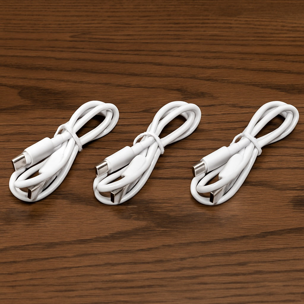 Pack of 3 C type Fast charging Cables