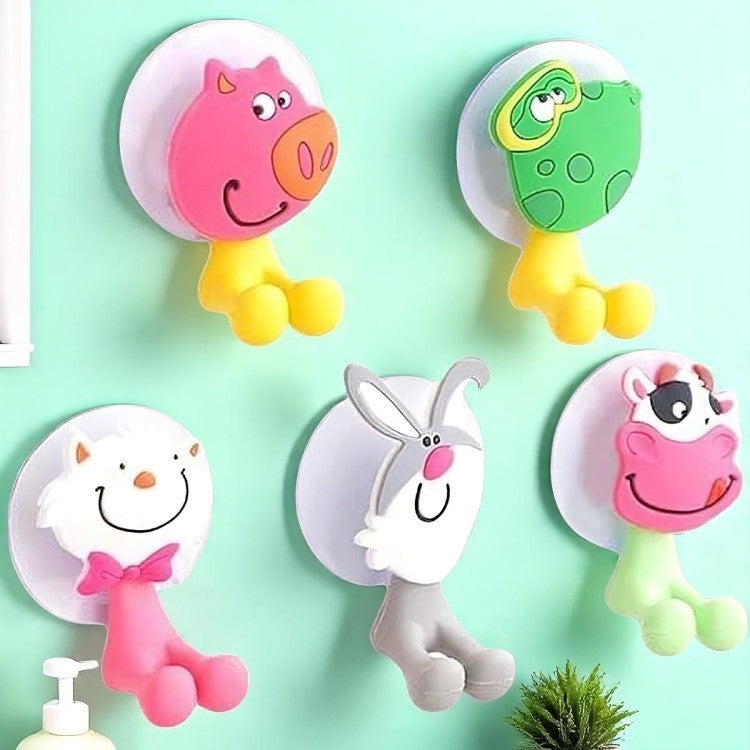 Suction Cup Animal Toothbrush Holders