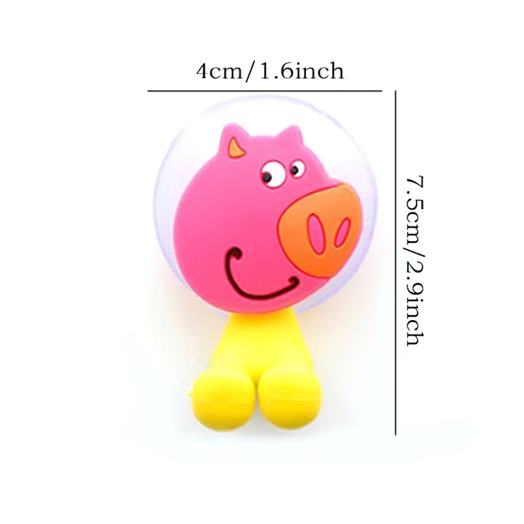 Suction Cup Animal Toothbrush Holders